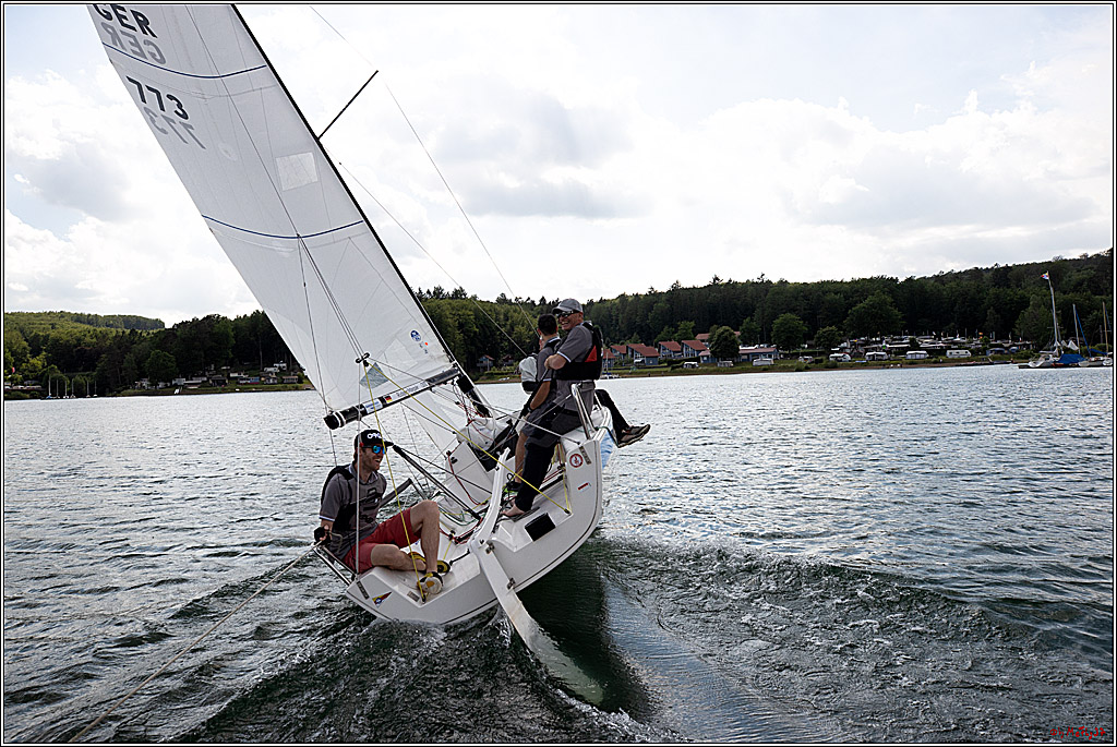 J70 - WOODLAND, 12.06.2021 Segelboot; Segeln; Woodland; Spinnaker; J70; Sorpesee; Sauerland